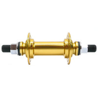 Alloy BMX Front Hub - Nutted, Sealed, 36H, 14mm Axle, 100mm OLD, Gold