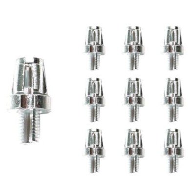 Alloy Brake Cable Adjuster M7 - Silver Pack of 10