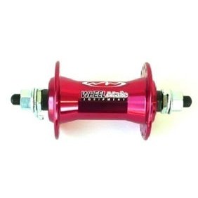 Alloy Front Hub - Red 3/8 Axle