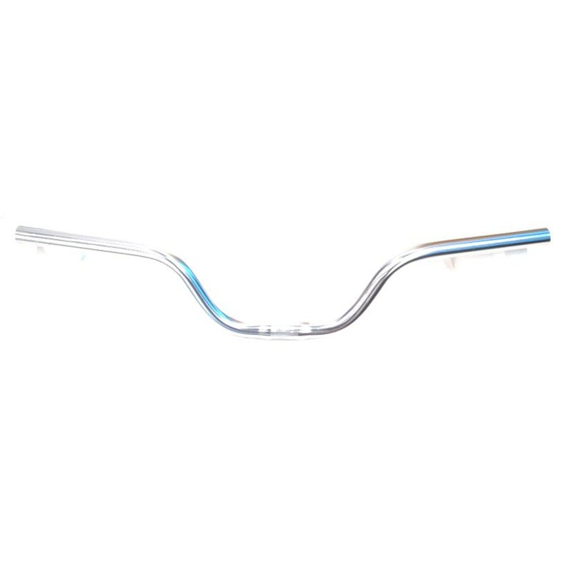 Alloy Handlebar 25.4mm x 62cm x 100mm Rise - Silver