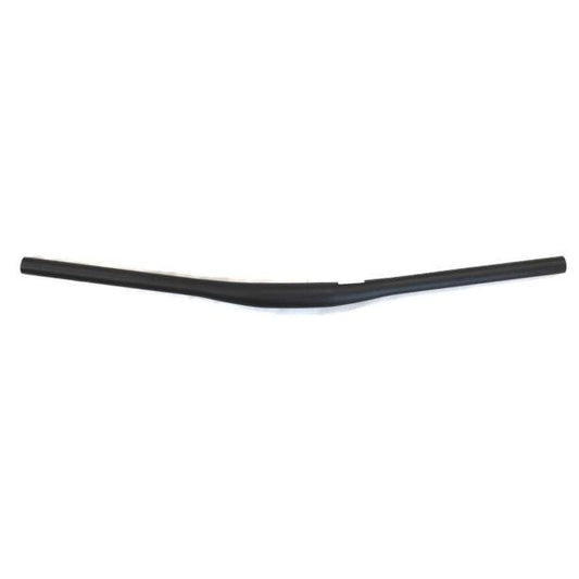 Alloy Handlebar 31.8mm 68cm Wide 12mm Rise 6 Deg Sweep Black