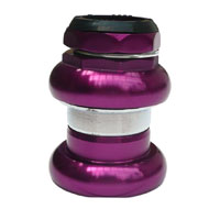 Alloy Headset 1-1/8 x 26T Threaded Purple - Water Seal, No Logo