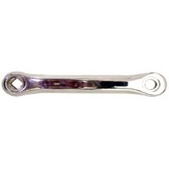 Alloy LH Crank 170mm BCD 110mm - High Polished Silver