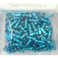 Alloy Nipples 14g 12mm Light Blue - Pack of 144