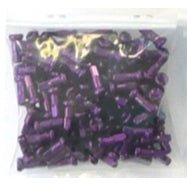 Alloy Nipples 14g 12mm Purple Gross - Durable & Vibrant.