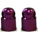 Alloy Purple Valve Nut - 2 Piece Set