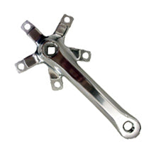 Alloy RH Crank 165mm BCD 110mm - High Polished Silver