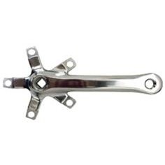 Alloy RH Crank 170mm BCD 110mm - High Polished Silver