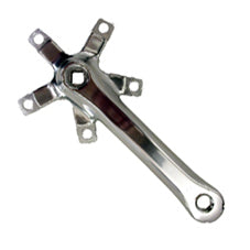 Alloy RH Crank 175mm BCD 130mm - High Polished Silver