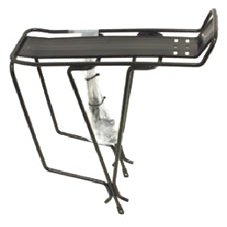 Alloy Rear Carrier for 26" Bikes with Top Plate - BLACK