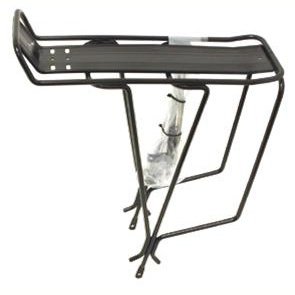 Alloy Rear Carrier for 700C Bikes with Top Plate - BLACK