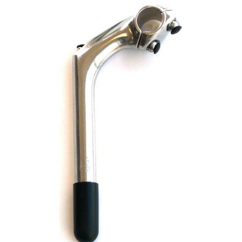 Alloy Silver Quill Handlebar Stem - 180mm Length, 80mm Extension, 30 Degree Angle
