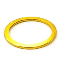 Alloy Spacer 1 1/8 Gold 2mm - Bike Headset Accessory
