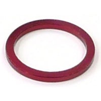 Alloy Spacer 1 1/8 Red T3mm - Lightweight Bike Part