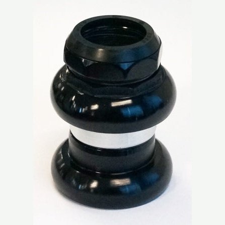 Alloy Threaded Headset - Black 1 1/8 x 26T with Water Seals