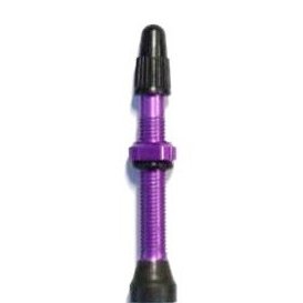 Alloy Tubeless Valves with O-ring - Purple 2 Pcs