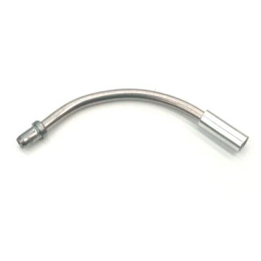 Alloy V Brake Cable Guide - 90 Degree Noodle, Silver