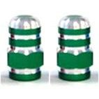 Alloy Valve Cap - Green Finish