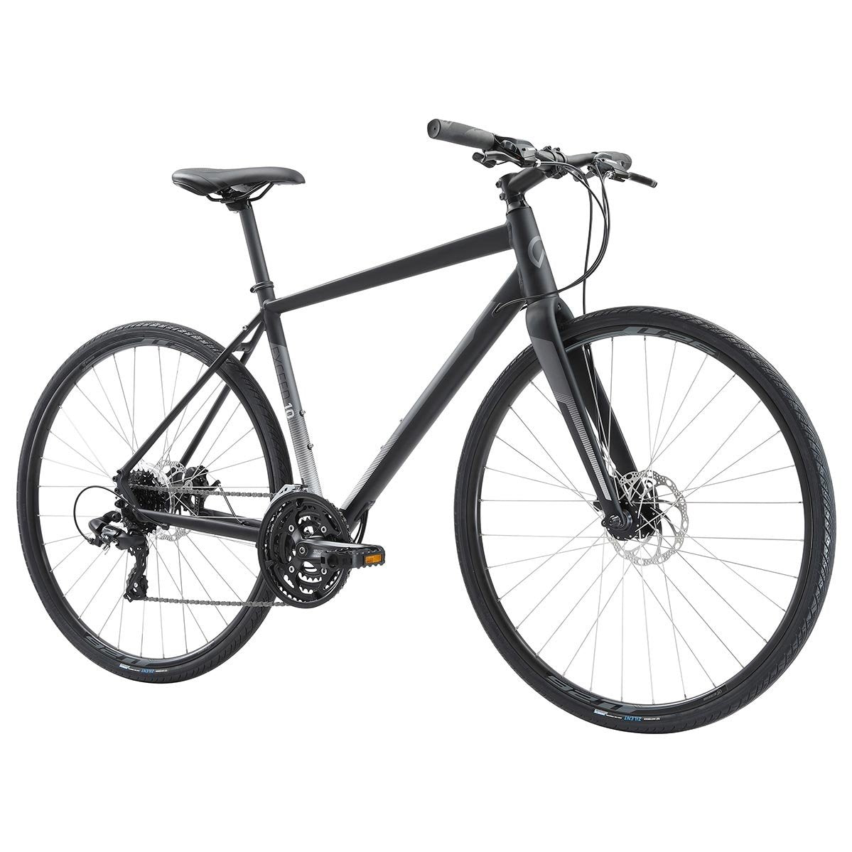 Apollo Exceed 10 Disc Matte Black Charocal Silver Commuter Urban