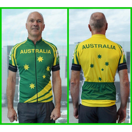 Australia TOURIST Jersey - Short Sleeve Full Zip - 2XL