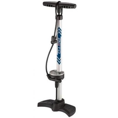 BETO Python Floor Pump - 26" Tall, Steel Barrel, 160psi, A/V & F/V