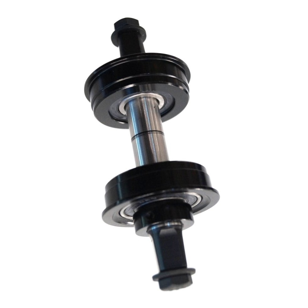 BMX Conversion Kit - 127mm Axle, Sealed Bearings, Black