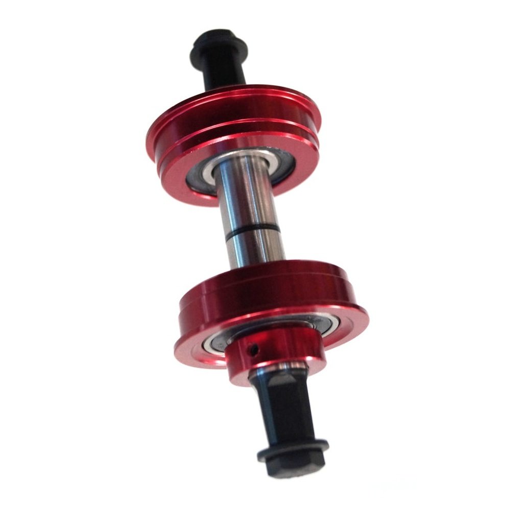 BMX Conversion Kit - 127mm Axle, Sealed Bearings, Red Finish