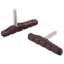 Baradine Alloy Cantilever Brake Shoes - 72mm Pair