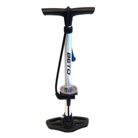 Beto King Cobra Floor Pump - Alloy Barrel, 160 PSI, Smart Valve Head