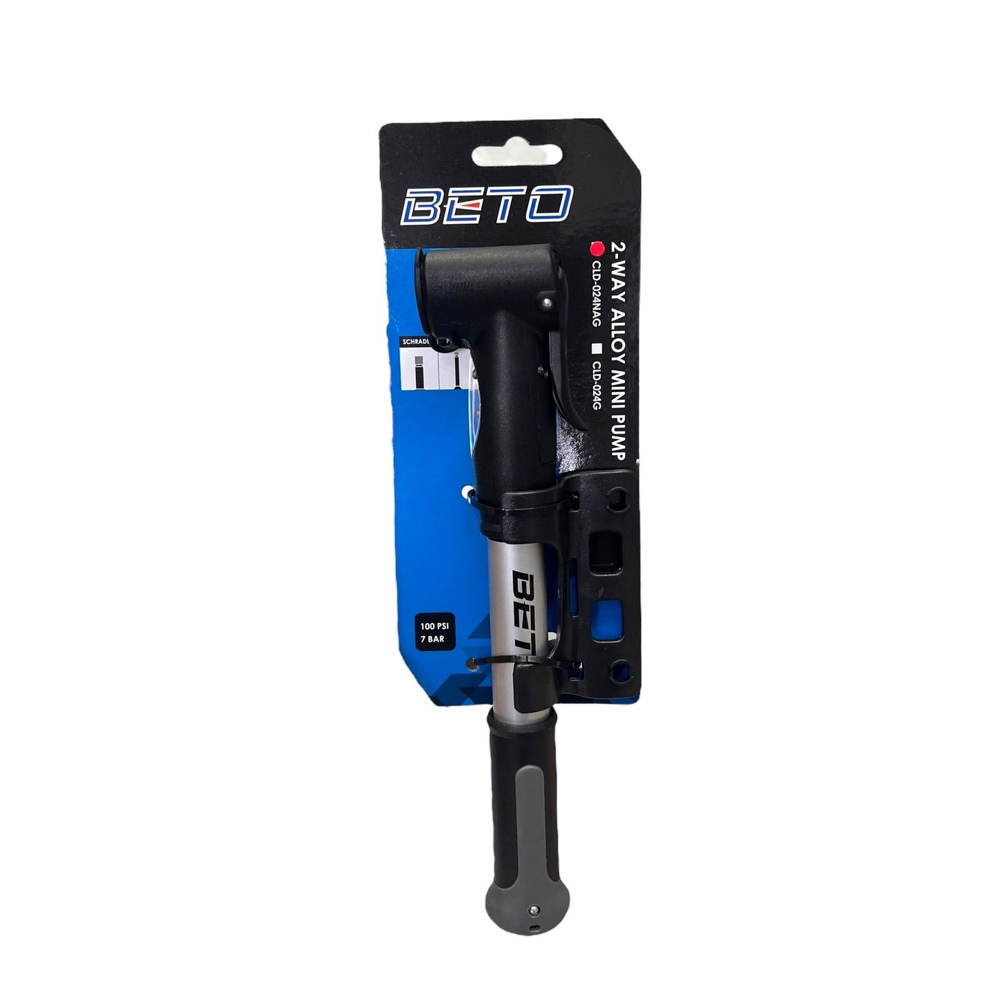 Beto Mini Fv/Av 2 Way Pumping With Mounting Bracket 160psi gauge