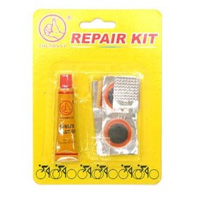 Bike Repair Kit Patches, Solution, Rasp - 6x25mm