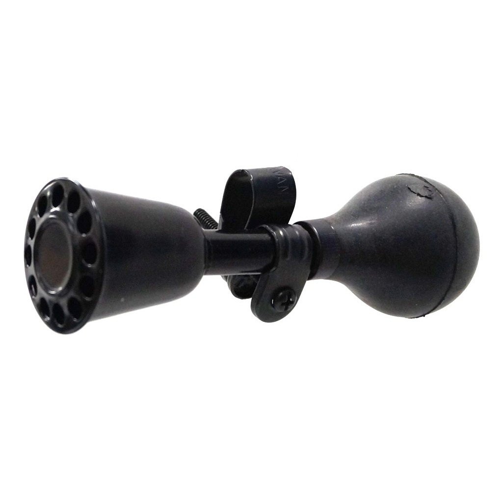 BikesUp BikeBlast AirBlaster Loud Bike Horn, 15cm Long, Black Rubber Bulb