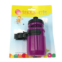 BikesUp Bikes Up Mini Water Bottle 400cc with Adjustable Cage - Purple