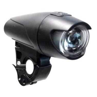 BikesUp SIX 20 Front Light - 2 Functions with Batteries and Bracket