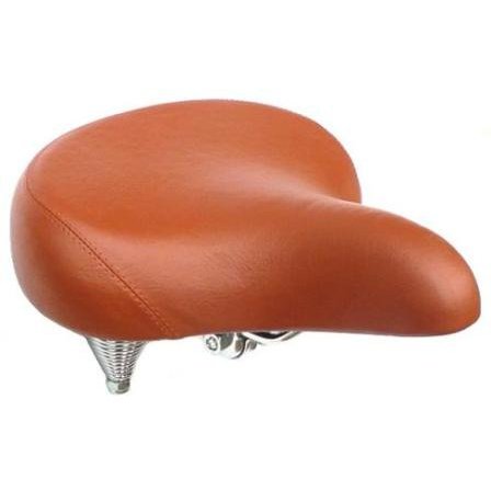 Brown Cruiser Saddle with Comfort Springs - 250 x 260mmL