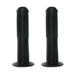 Bulletproof 140mm Grips with Flange and End Plugs - Black