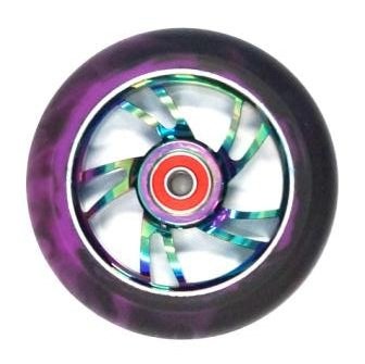 Bulletproof Alloy Scooter Wheel with ABEC-9 Bearing & Metal Heat Core - 110mm