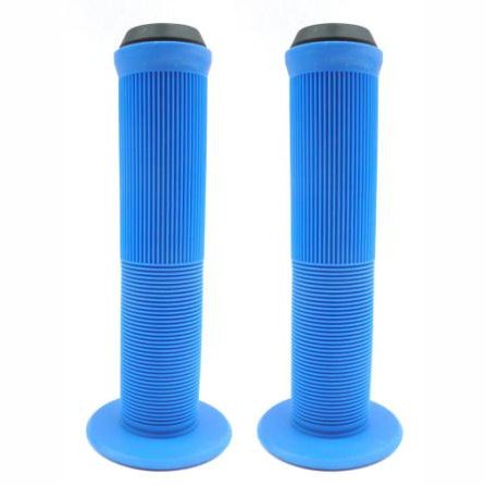 Bulletproof Blue Grips 140mm with Flange & End Plugs