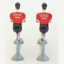 CCC FLANDRIENS Hand Painted Metal Cyclists - Set of 2