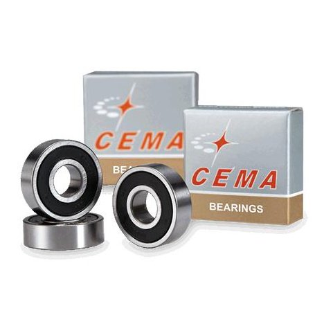 CEMA 6802LLB Sealed Hub Bearings - Chrome Steel