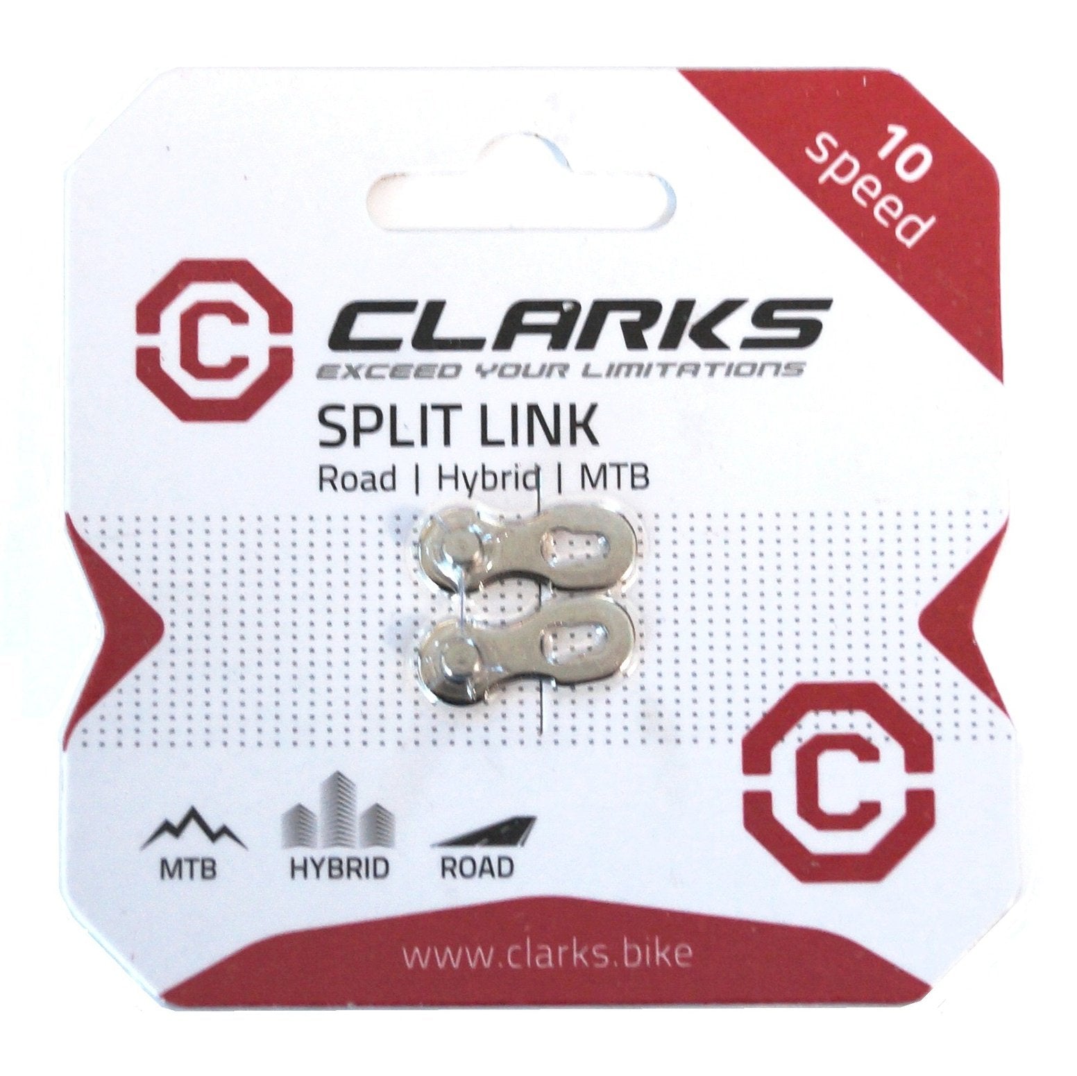 CLARKS LINK 10-Speed Silver Bicycle Chain