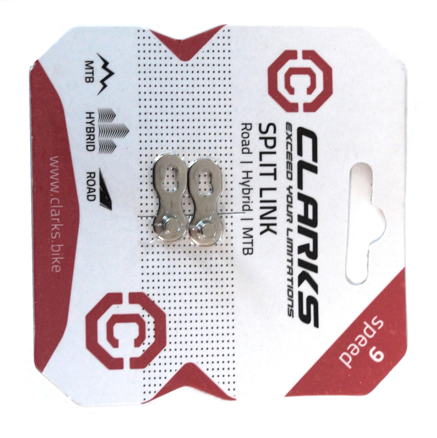 CLARKS LINK 9-Speed Silver Bicycle Chain