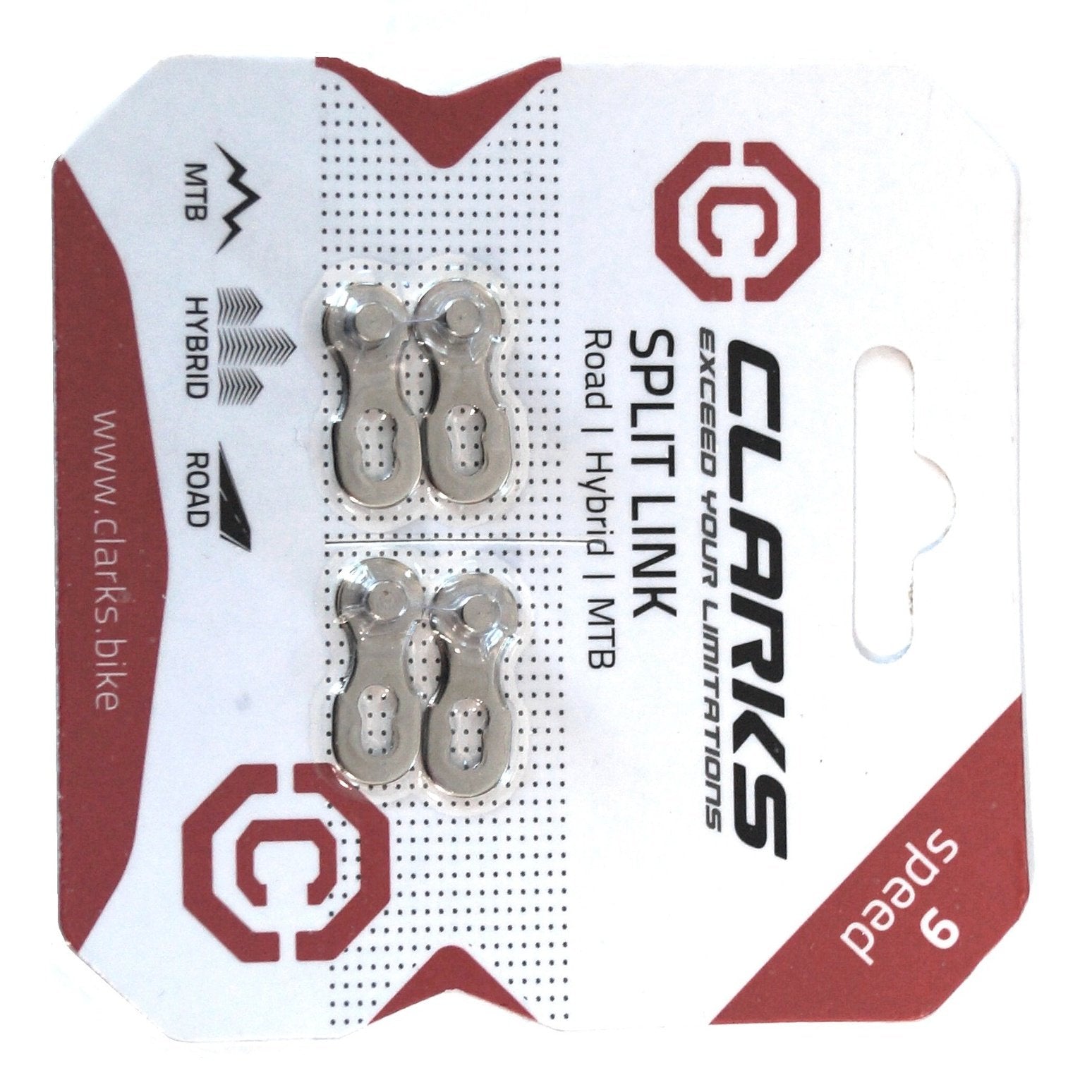 CLARKS LINK 9-Speed Silver Bicycle Chain Set