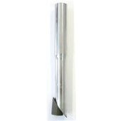 CR-MO Stem Riser - Silver, 22.2-25.4mm Dia, 210mm Length