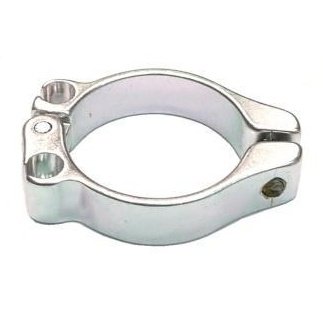 Cable Stop Clamp - 31.8mm Diameter, Silver