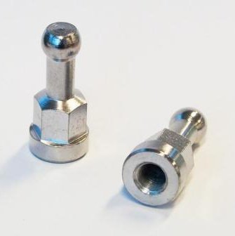 Cargo Trailer Axle Nuts - 10 x 1 ISO/Japanese Solid Axles - 2pcs, Single Wheel, Replacement