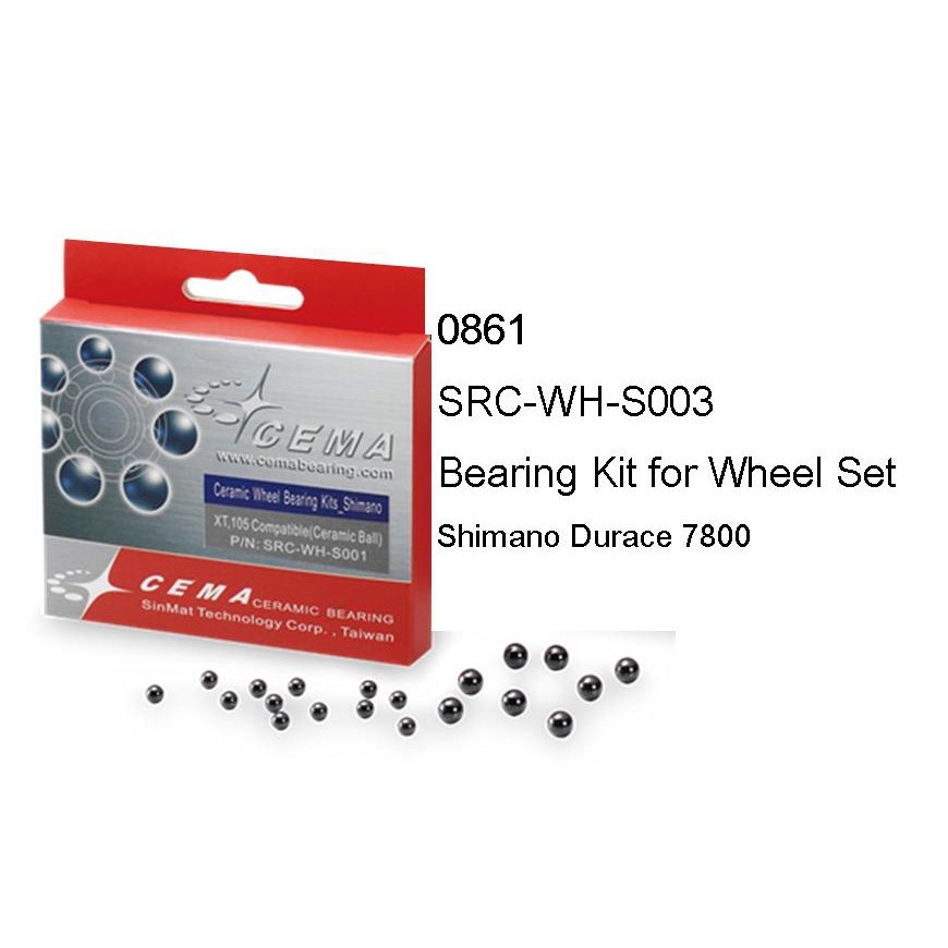 Cema Durace 7800 Ceramic Bearing Kit - SRC-WH-S003