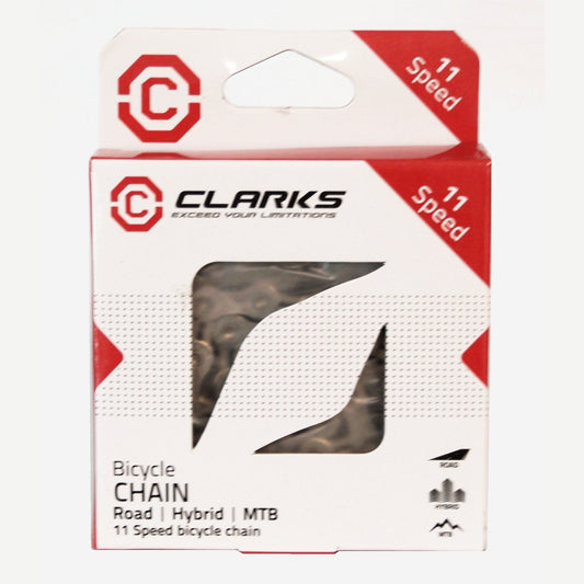 Clarks 11-Speed Chain - Self-Lubricating & Connect Link