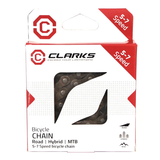 Clarks 116L Chain for 5-7 Speed Bikes - Brown