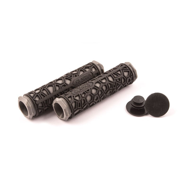 Clarks Double Density Rubber Grips - Black/Grey 130mm